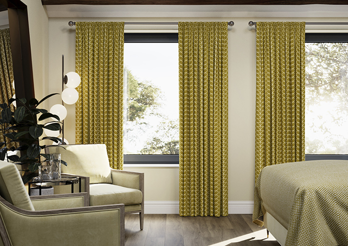 Orla Kiely Linear Stem, Seagrass - Made to Measure Curtains - Image 3
